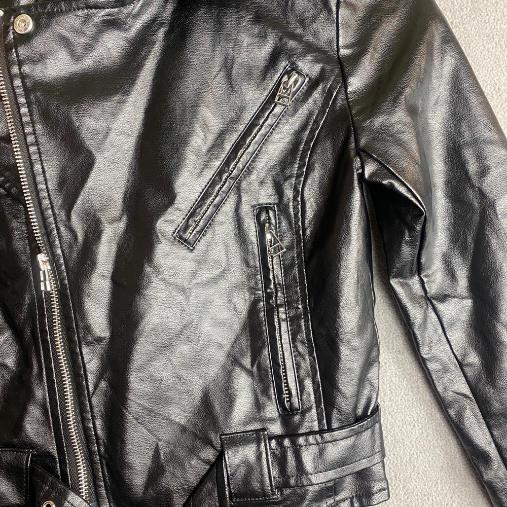 Lioness faux leather moto jacket size XS - Picture 3 of 10